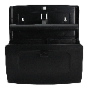 XO2® Black Dual Toilet Roll Dispenser - 2 Standard Roll Capacity