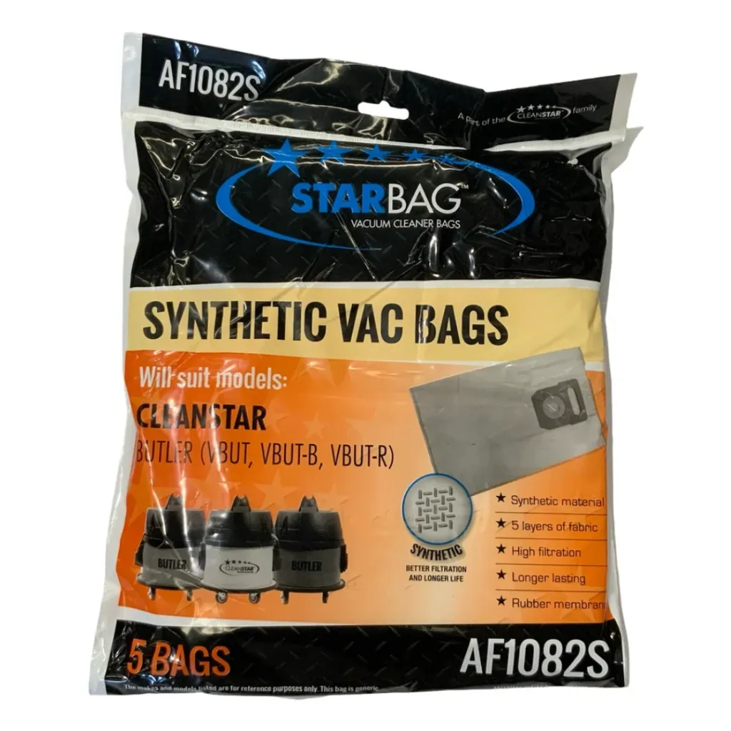 Product Image - AF1082S - Starbag AF1082S Disposable Synthetic Dust Bags - Butler (1).webp