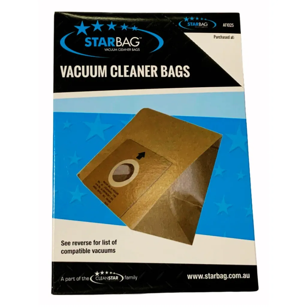 Product Image - AF1025 - Starbag AF1025 Disposable Paper Dust Bags (1).webp