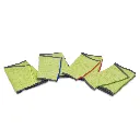 Product Image - AC501400 - RefleXO2 Ultra Microfibre Cloth Group - Green with Colour Coding, For Floor Mopping & Hand Wiping (3).webp