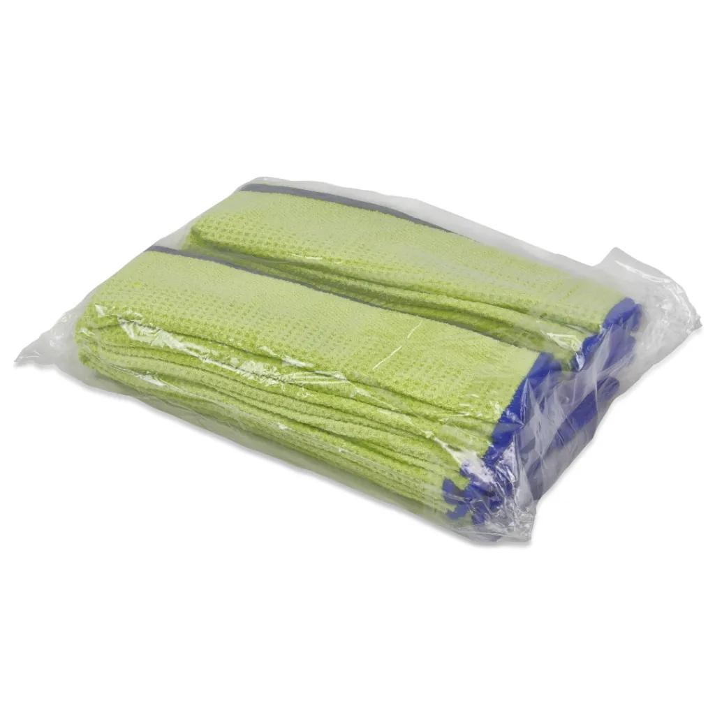 Product Image - AC501412 - RefleXO2 Ultra Microfibre Cloth Blue - Green with Colour Coding, For Floor Mopping & Hand Wiping (2).webp