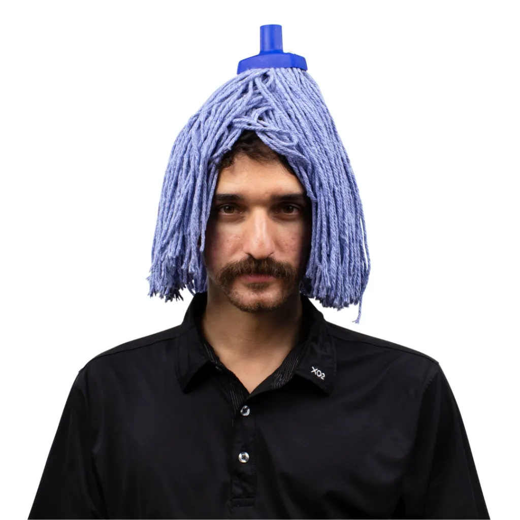 Product Image - AC513212 - XO2® 'Mop It Good' 400g Premium Cotton Mop Head - Blue (3).webp