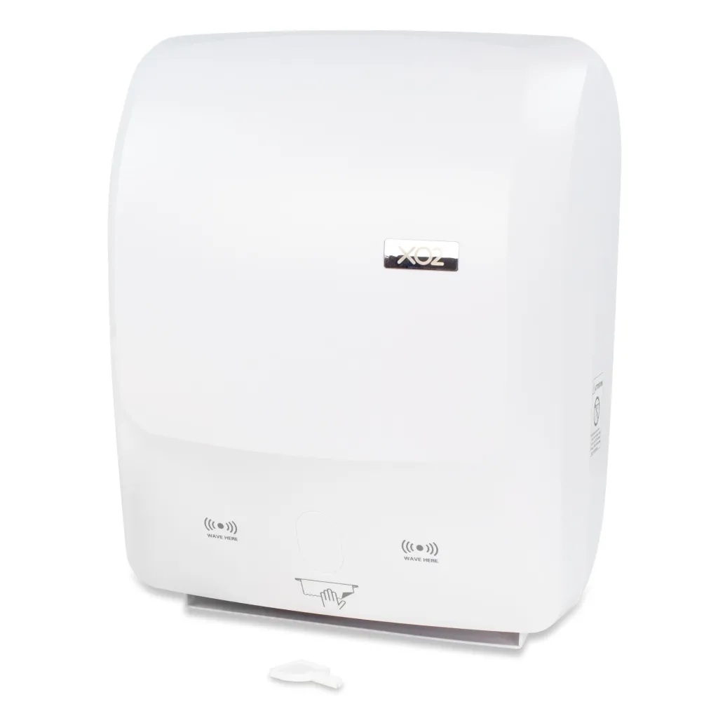 Product Image - BP050232 - XO2® White Automatic Touch-Free Paper Hand Towel Dispenser.webp