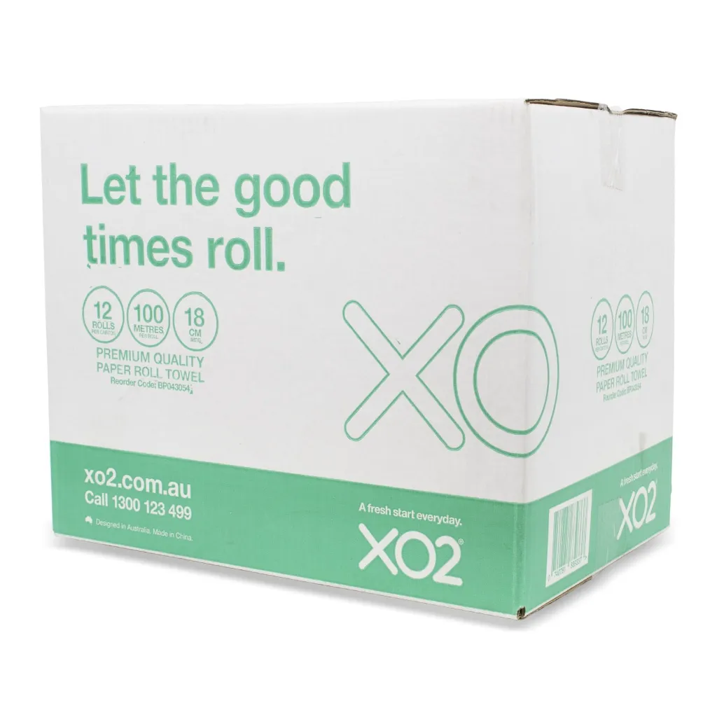 Product Image - BP043054 - XO2® 100m Paper Roll Towel (1).webp