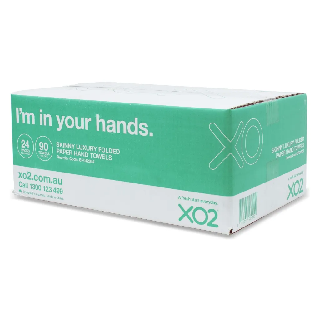 Product Image - BP042054 - XO2® Skinny Luxury Folded Paper Hand Towels (3).webp