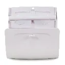 Product Image - BP070312 - XO2® White Dual Toilet Roll Dispenser - 2 Standard Roll Capacity (5).webp