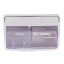 Product Image - BP070312 - XO2® White Dual Toilet Roll Dispenser - 2 Standard Roll Capacity (3).webp