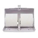 Product Image - BP070312 - XO2® White Dual Toilet Roll Dispenser - 2 Standard Roll Capacity (2).webp