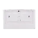 Product Image - BP070312 - XO2® White Dual Toilet Roll Dispenser - 2 Standard Roll Capacity (4).webp