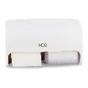 Product Image - BP070312 - XO2® White Dual Toilet Roll Dispenser - 2 Standard Roll Capacity (1).webp