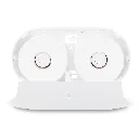 Product Image - BP070612 - XO2® White Double Jumbo Toilet Roll Dispenser - 2 Roll Capacity (1).webp