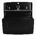 Product Image - BP070314 - XO2® Black Dual Toilet Roll Dispenser - 2 Standard Roll Capacity (5).webp