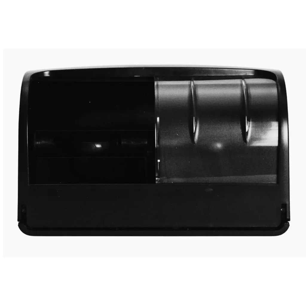 Product Image - BP070314 - XO2® Black Dual Toilet Roll Dispenser - 2 Standard Roll Capacity (3).webp