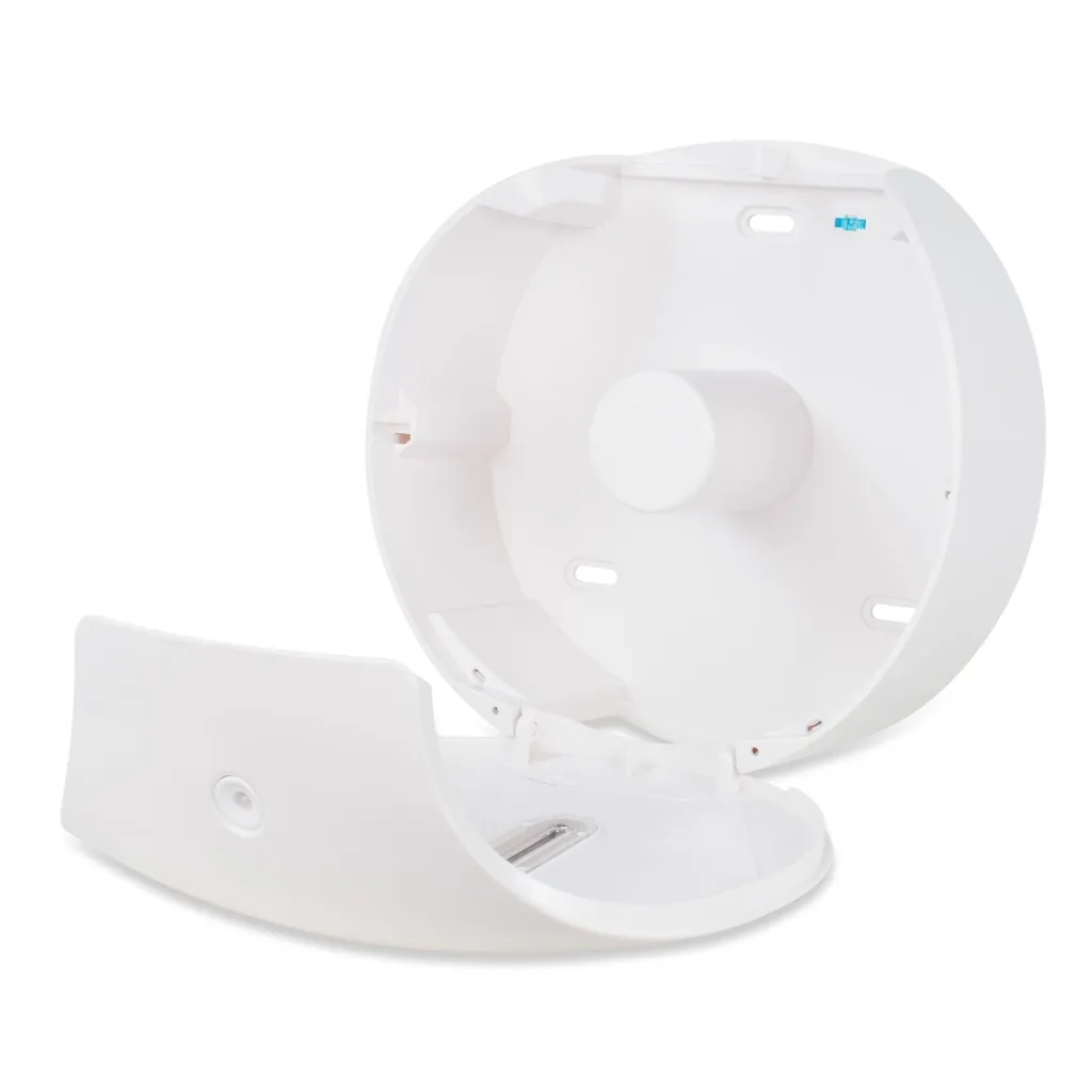 Product Image - BP070602 - XO2® White Jumbo Commercial Toilet Roll Dispenser - Single Roll Capacity (2).webp