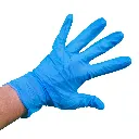Product Image - SA032600 - Blue Nitrile Gloves - Powder Free & Disposable (1).webp