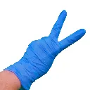 Product Image - SA032600 - Blue Nitrile Gloves - Powder Free & Disposable (2).webp