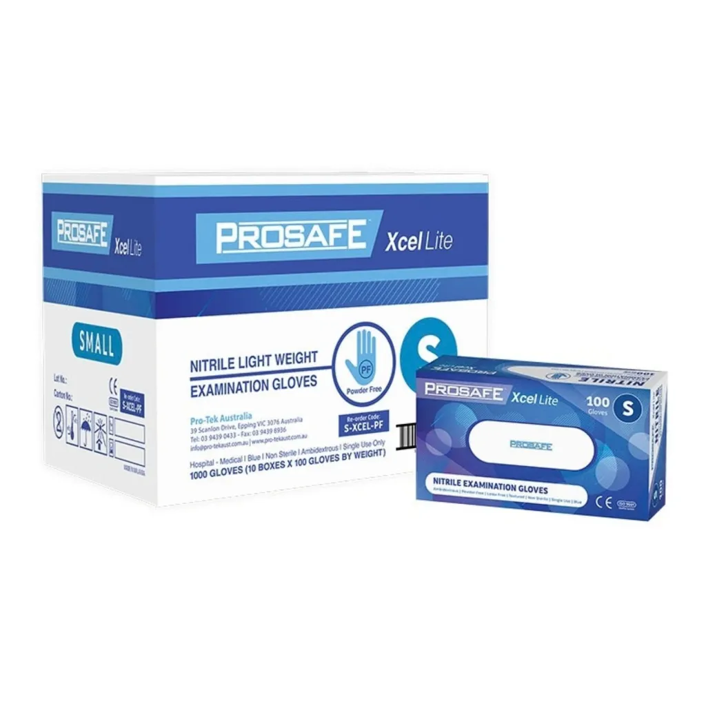 Product Image - SA032614 - Blue Nitrile Gloves - S - Powder Free & Disposable.webp