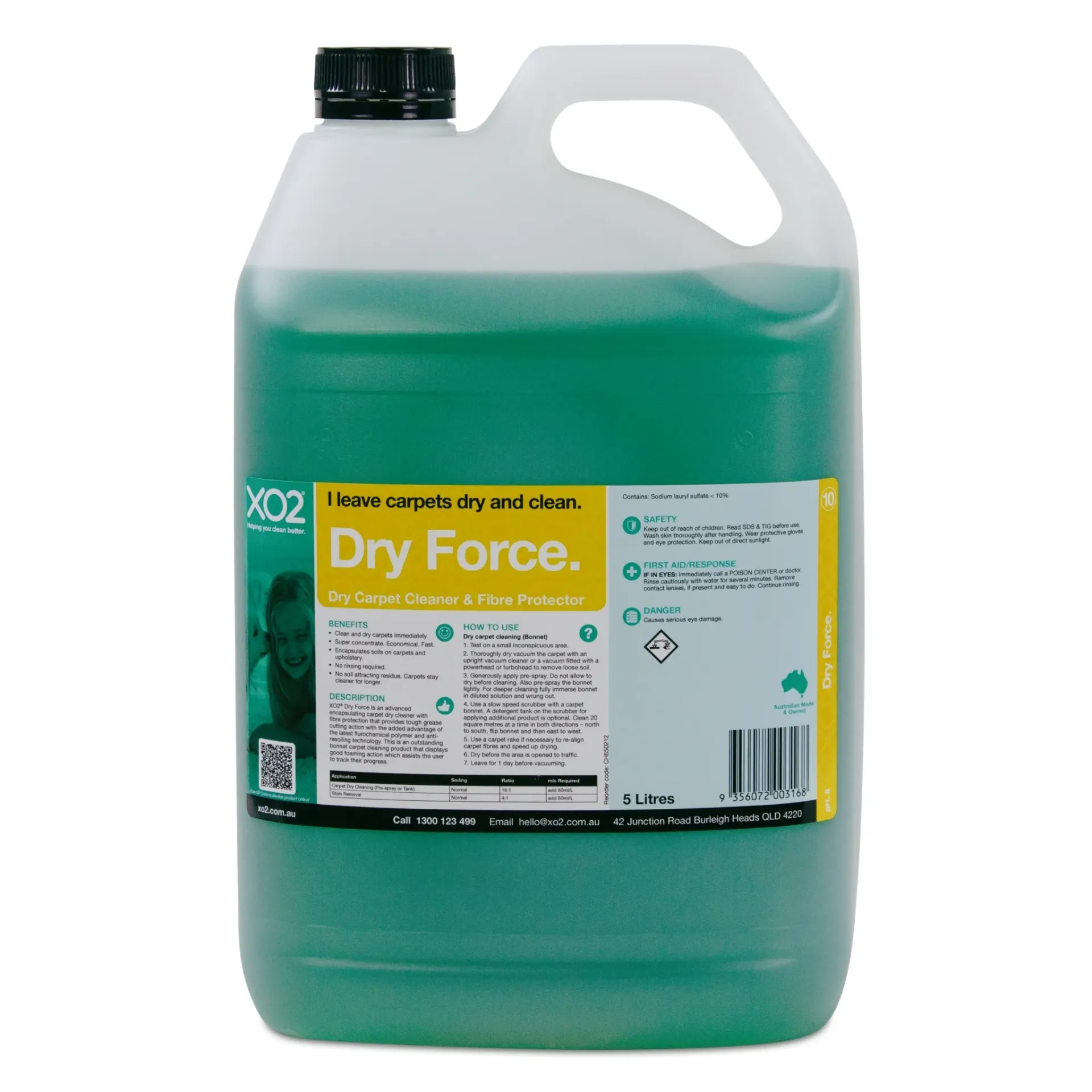 Dry Force - Bonnet Carpet Cleaner & Encapsulation Liquid