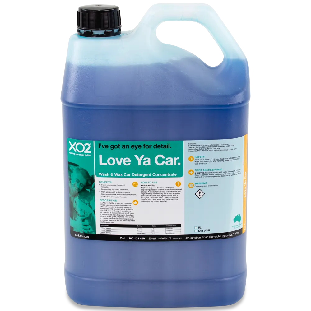 Love Ya Car - Wash & Wax Car Wash Concentrate for Car Detailers