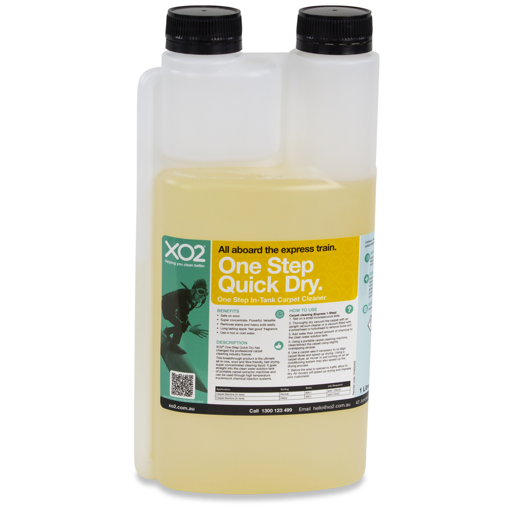 [CH602402] One Step Quick Dry - In Tank Carpet and Upholstery Cleaner Concentrate (1L)