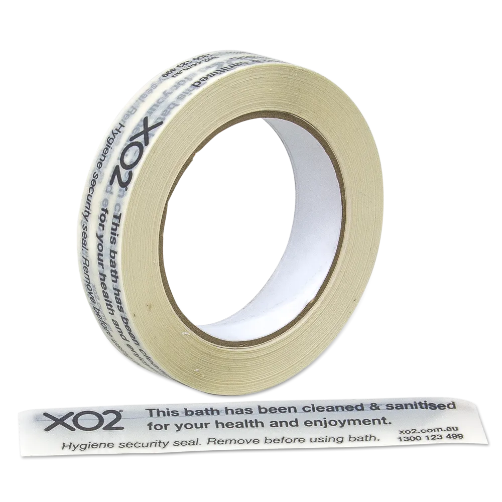 XO2® SpaKling Hygiene Security Seal Sticker
