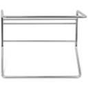Wall Rack for 1 x 5L Drum - Front Facing, Stainless Steel