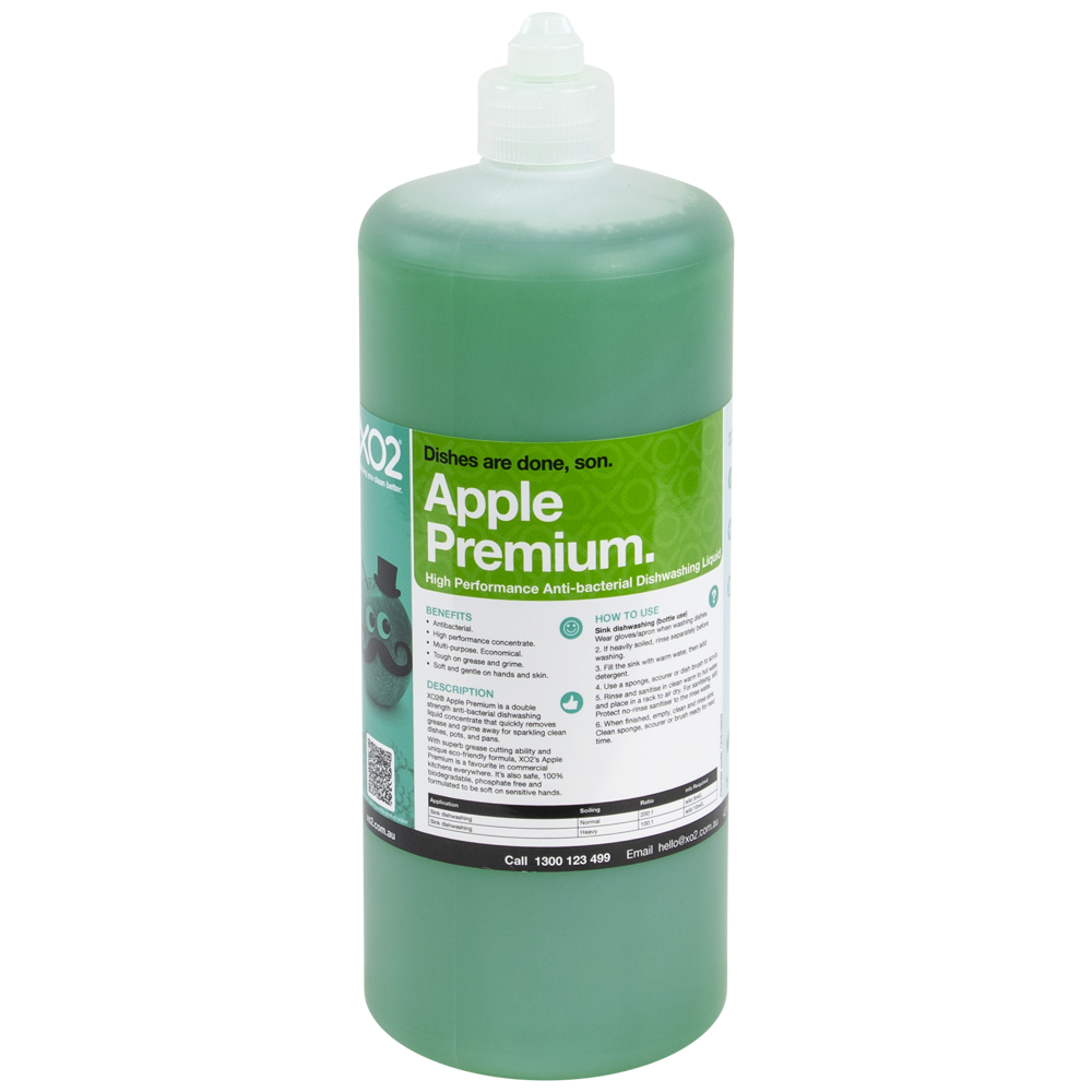 [CH510202] Apple Premium - Premium Dishwashing Liquid Concentrate With Apple Fragrance (1L)