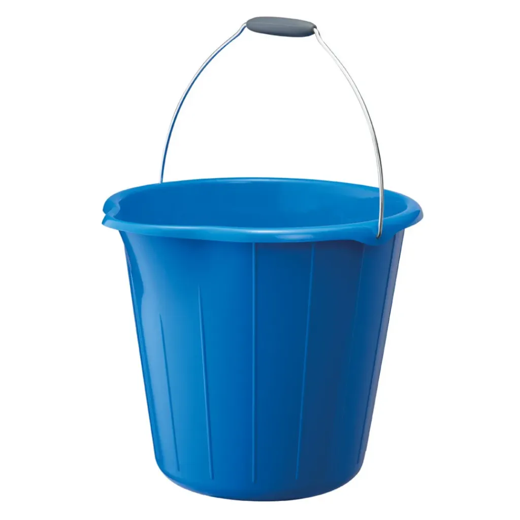 [BK-012B] 12L Duraclean Super Bucket With Handle - Plastic, Round, Pouring Lip