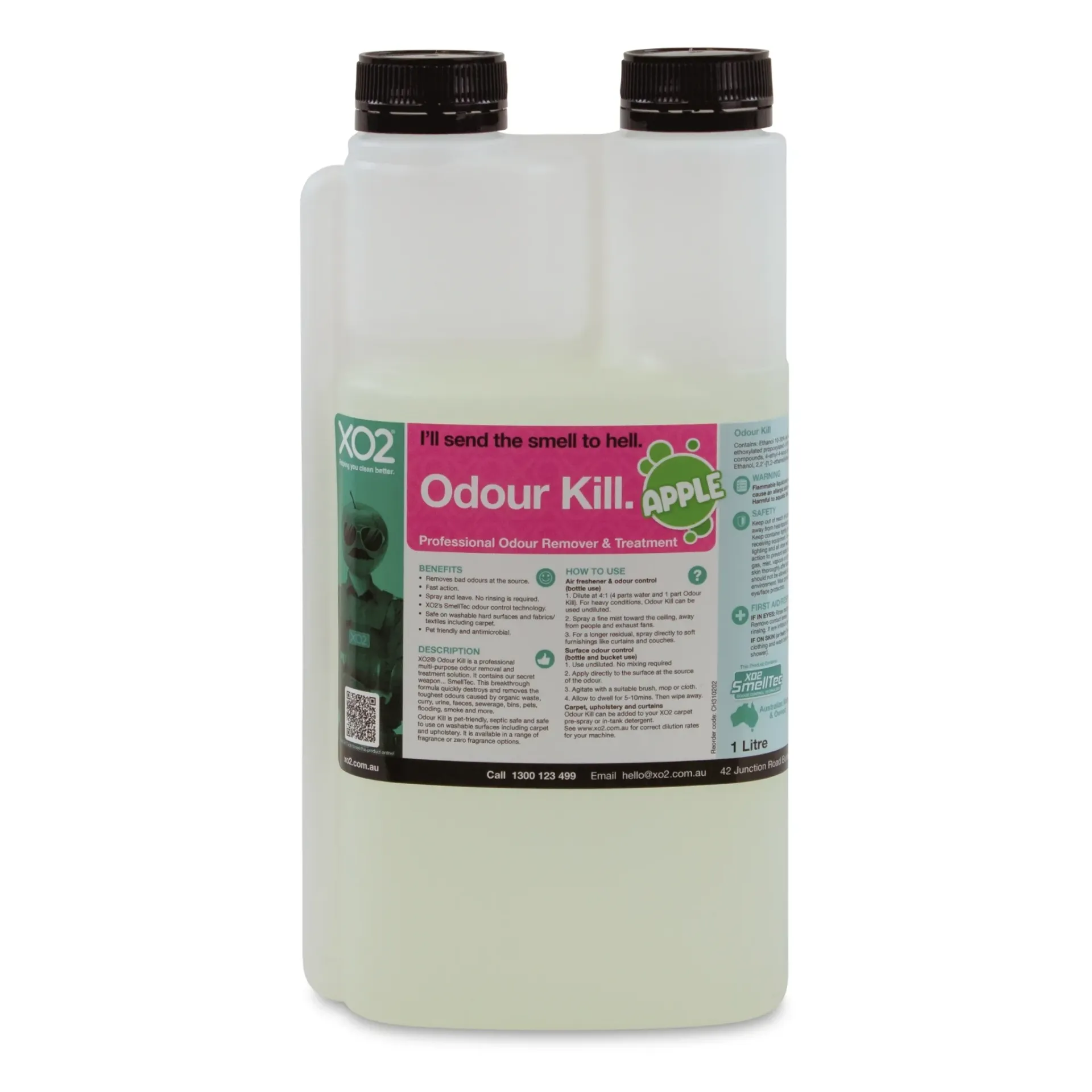 [CH310202] Odour Kill - Professional Odour Remover & Treatment (Apple, 1L)