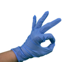 Blue Vinyl Gloves - Powder Free & Disposable