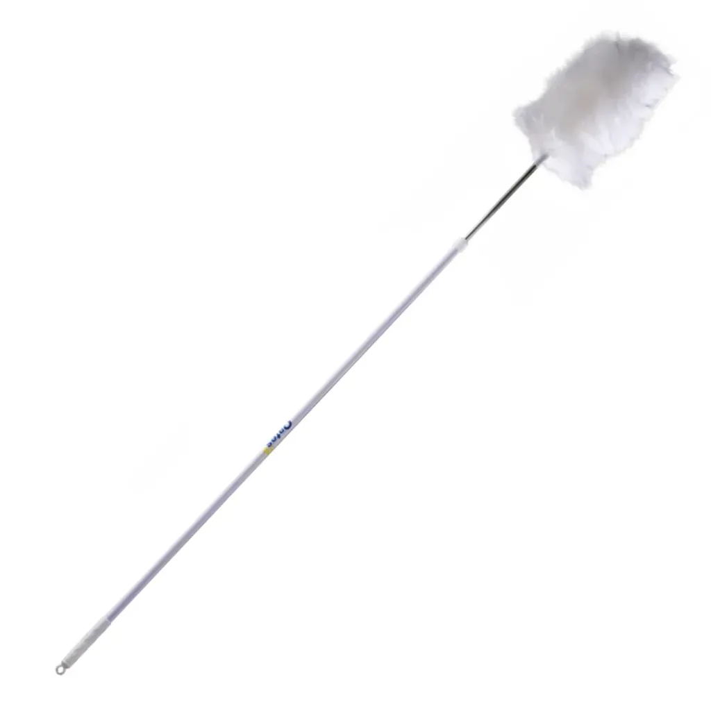 Wool Duster With Extending Handle - 110cm to 180cm long, Assorted Colours