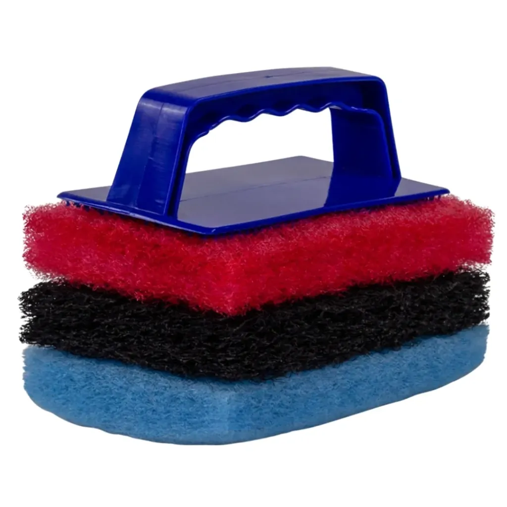 Scrub a Dub Scourer Pad Holder With 3 Pads