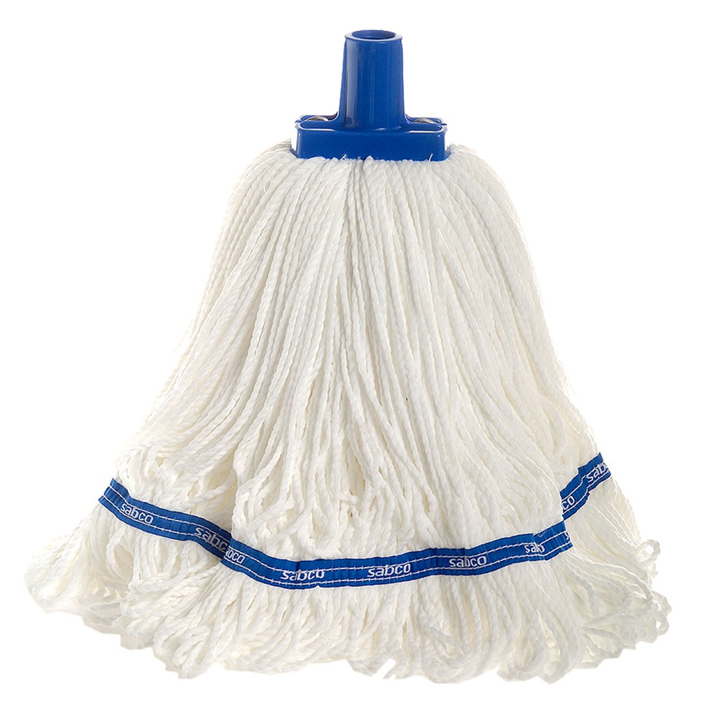 [SAB34054B] 350g Premium Grade Microfibre Round Mop - Colour Coded (Blue)
