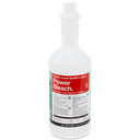 750ml Power Bleach Labelled Empty Bottle - Refillable & Recyclable (Lids & triggers not included)