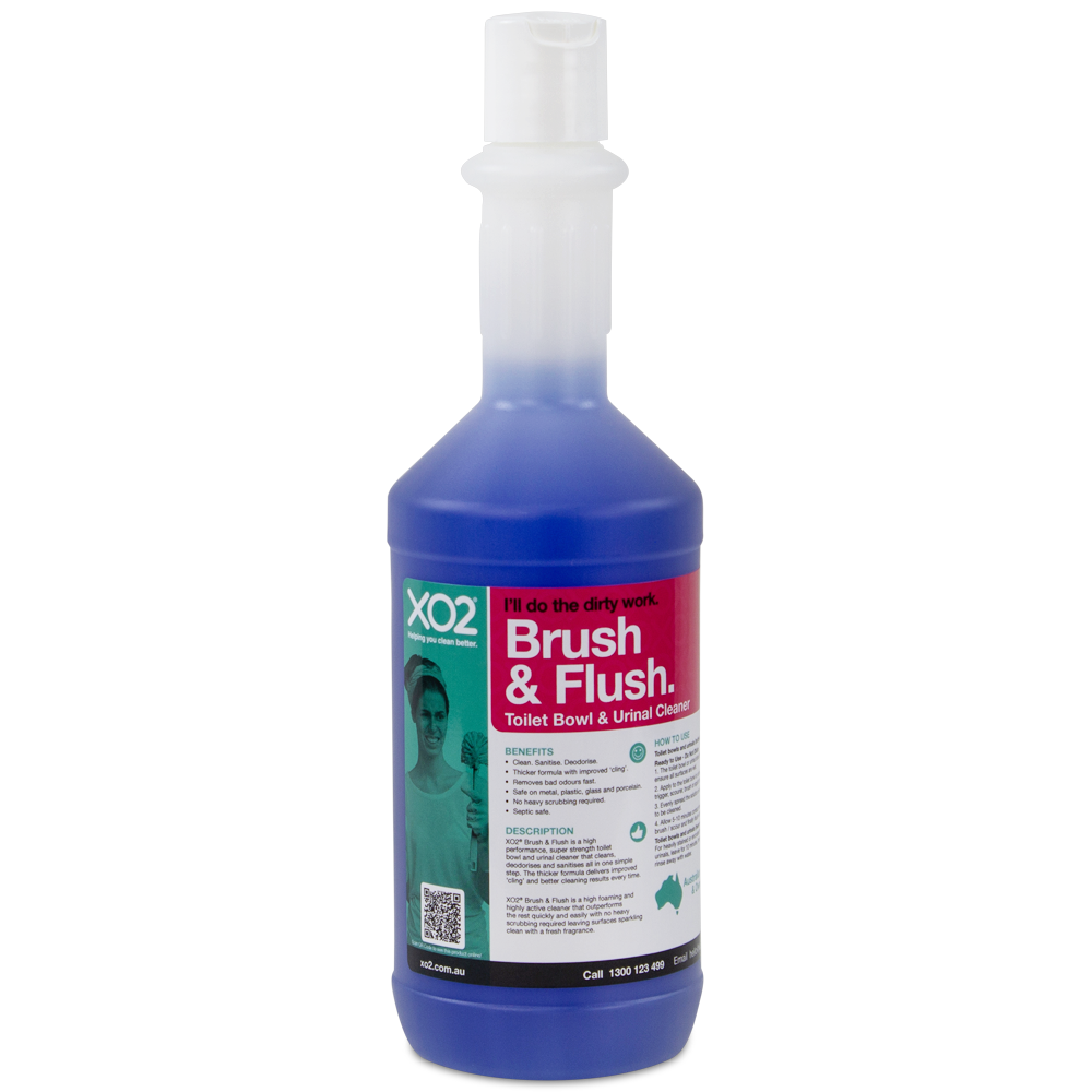 [CH230202] Brush & Flush - Toilet Bowl & Urinal Cleaner & Stain Remover (750ml)