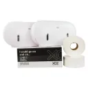 XO2® Double Jumbo Toilet Roll Dispenser Starter Kit - 2 Roll Capacity