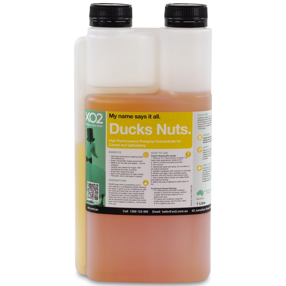 [CH601502] Ducks Nuts - High Performance Prespray Concentrate for Carpet and Upholstery (1L)