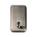 XO2® Stainless Steel Vertical Refillable Bulk-Fill Liquid Hand Soap Dispenser - 1.2L Capacity