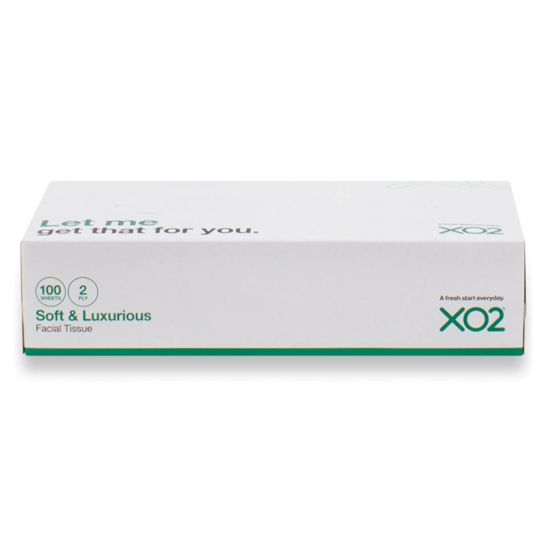 [BP011104] XO2® 2ply 100 Sheet Facial Tissues