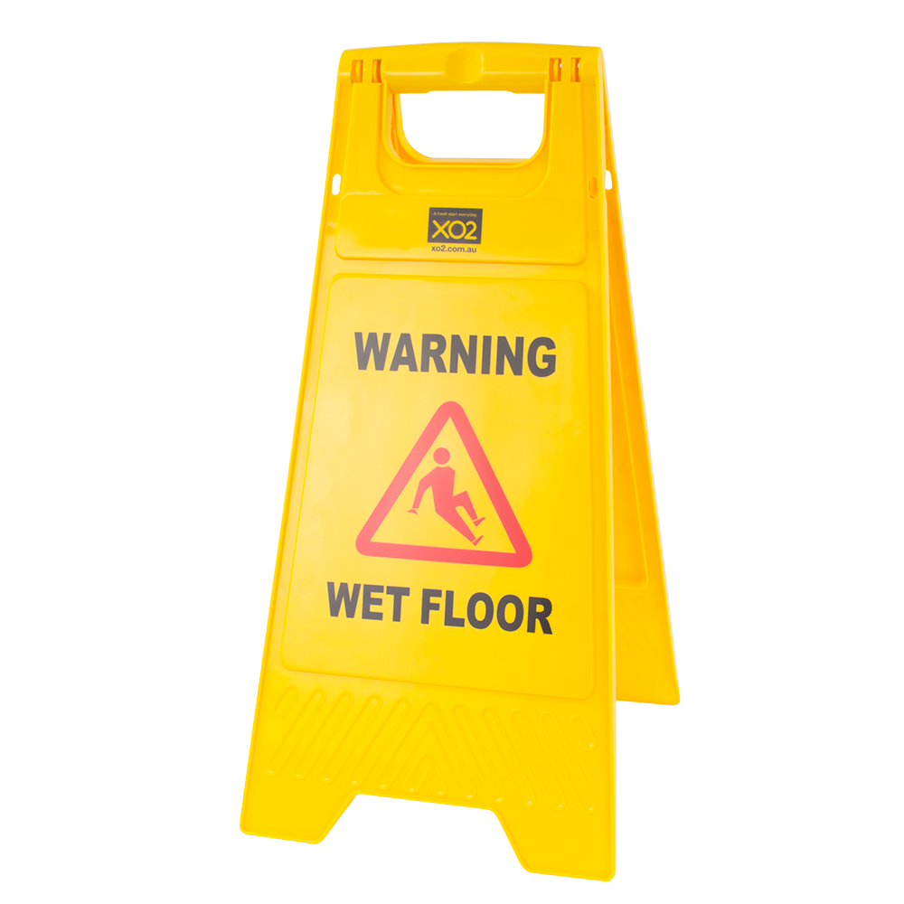 [AC661612] A-Frame Safety Sign - Plastic, 'Warning Wet Floor'
