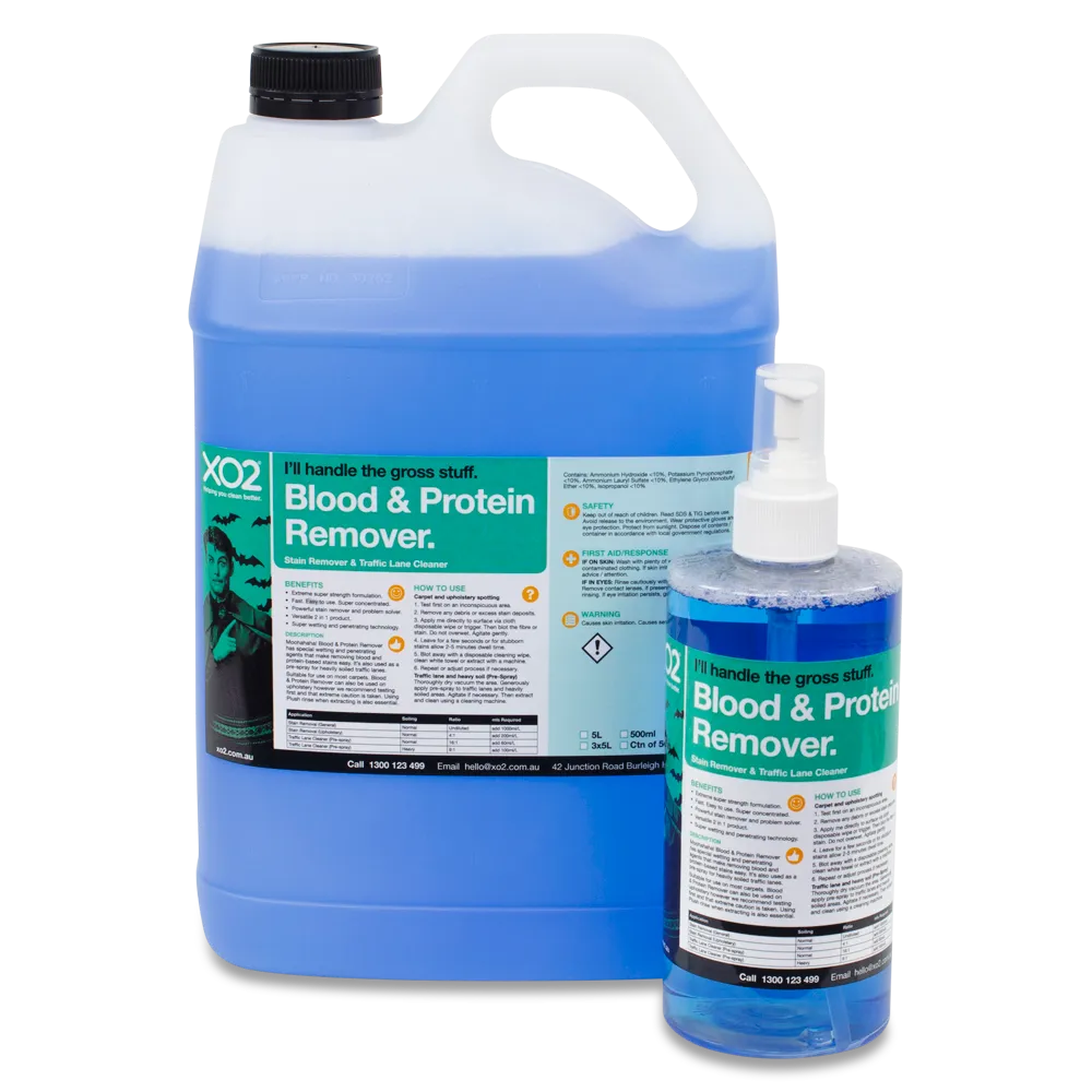 Blood & Protein Remover - Specialised Carpet Stain Remover & Traffic Lane Cleaner