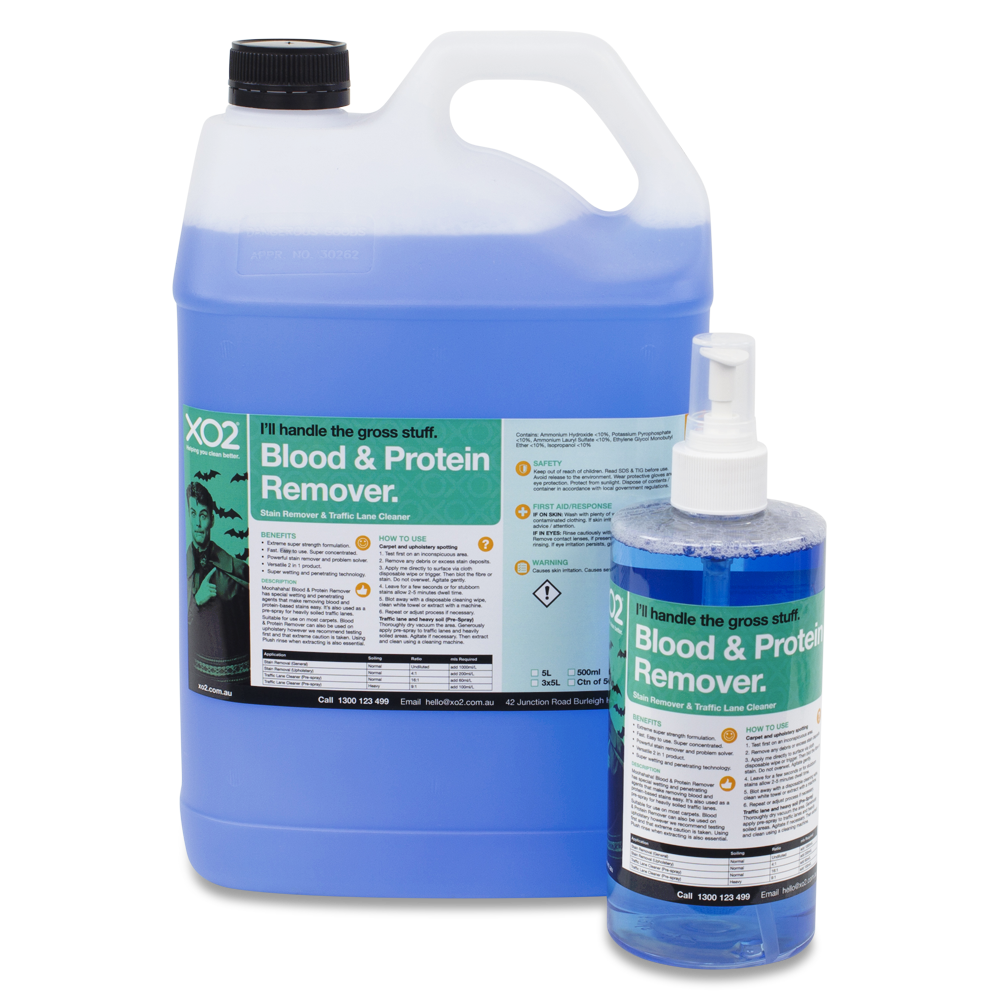 Blood & Protein Remover - Specialised Carpet Stain Remover & Traffic Lane Cleaner