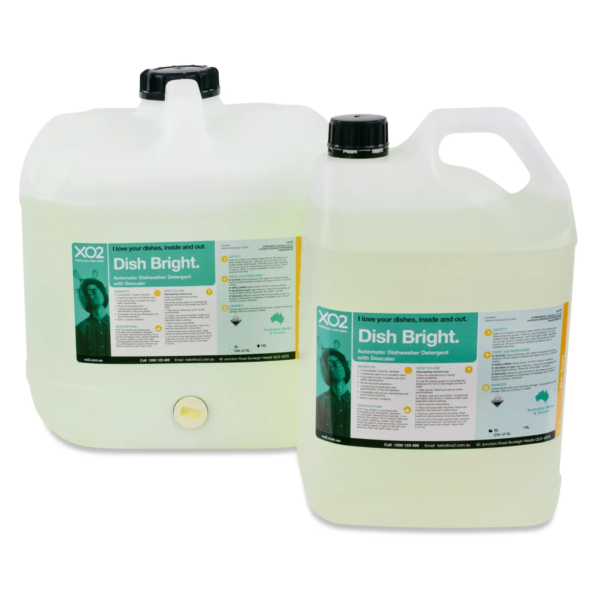 Dish Bright - Premium Automatic Dishwasher Detergent with Descaler