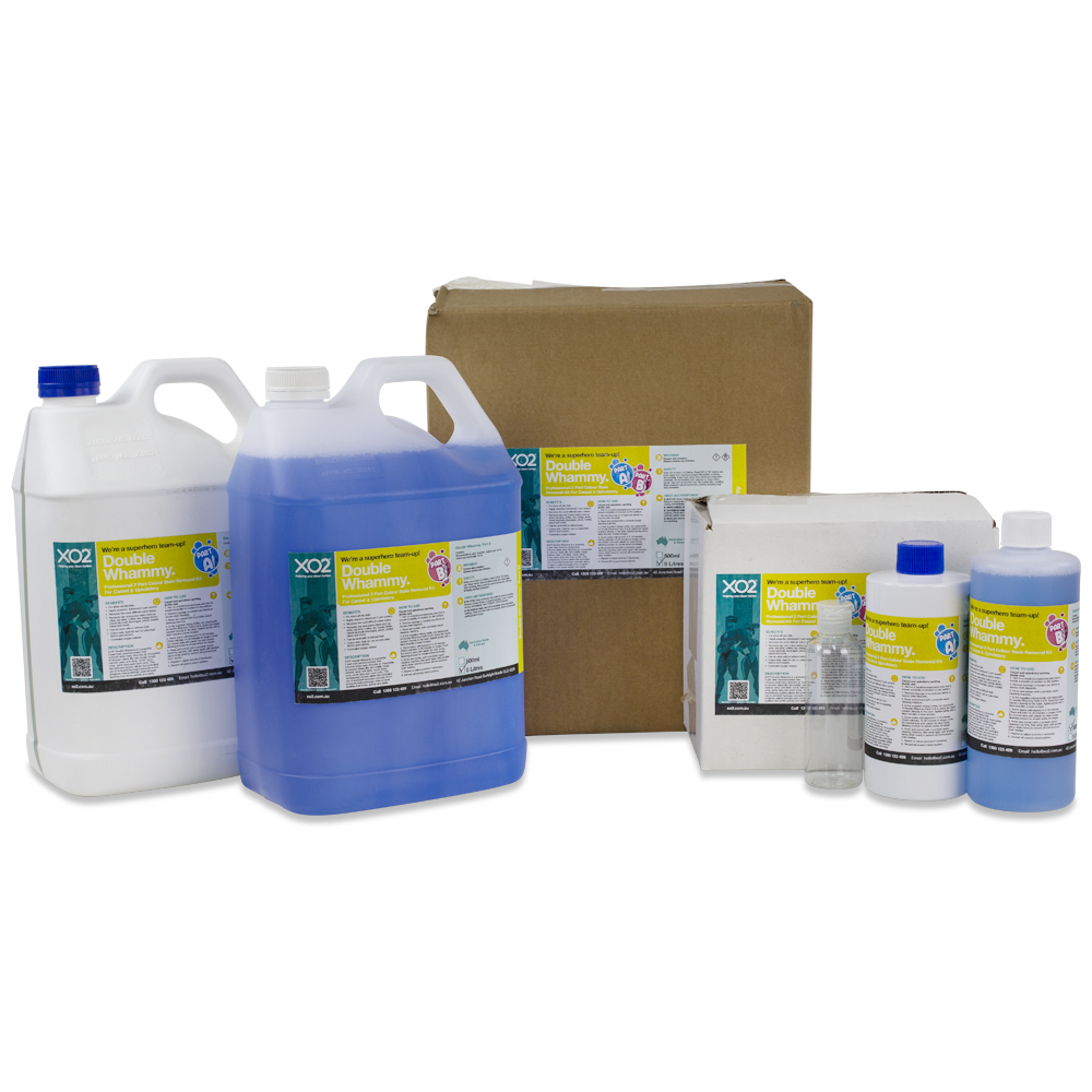 Double Whammy - Professional 2 Part Colour Stain Removal Kit For Carpet & Upholstery