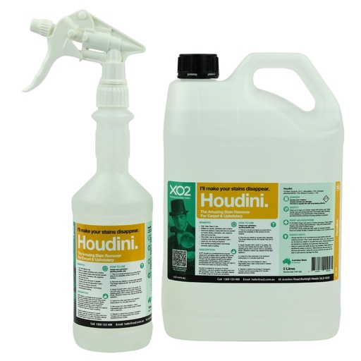 Houdini - The Amazing Stain Remover For Carpet & Upholstery