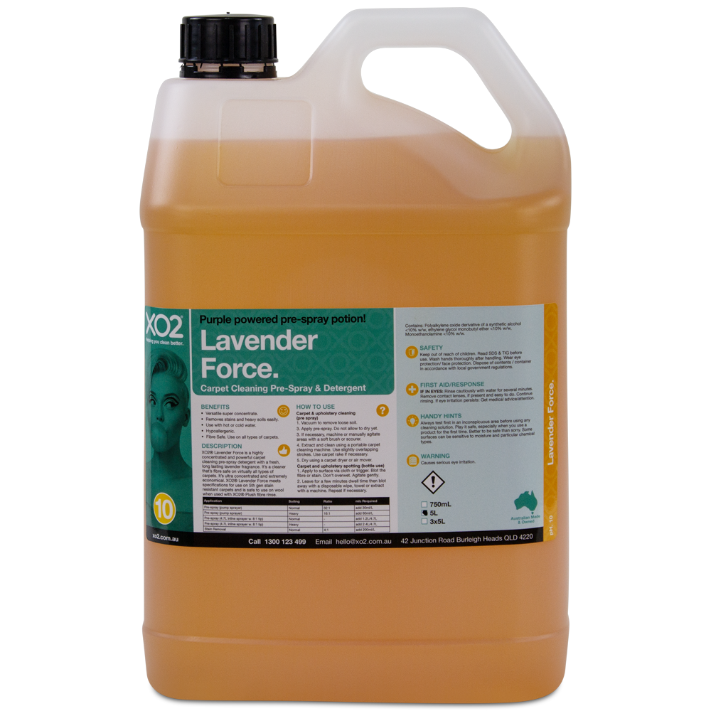 [CH602212] Lavender Force - Professional Carpet Cleaning Pre-Spray & Detergent Concentrate
