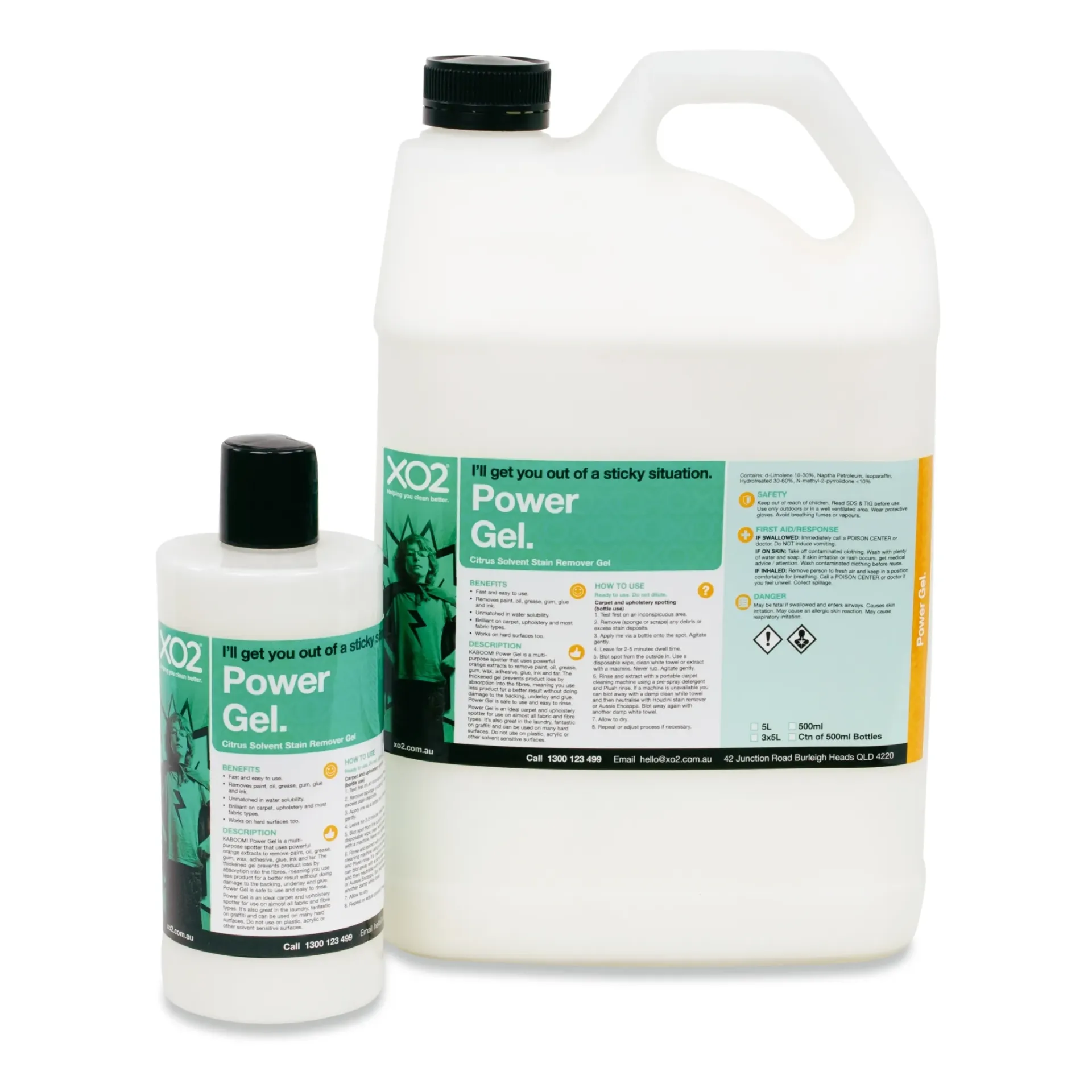 Power Gel - Citrus Solvent Stain Remover Gel