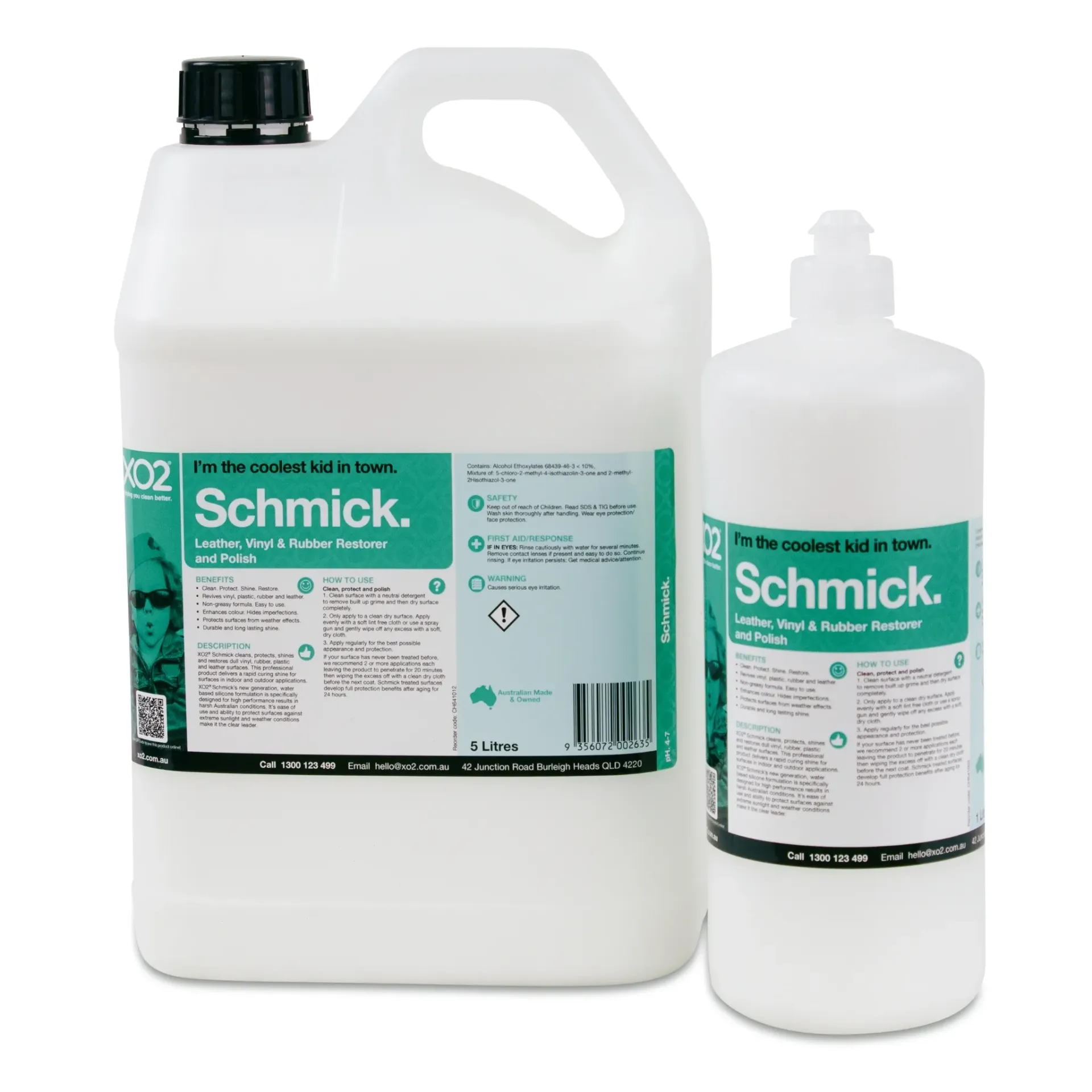 Schmick - Leather, Vinyl, Duco & Rubber Cleaner, Restorer and Protector