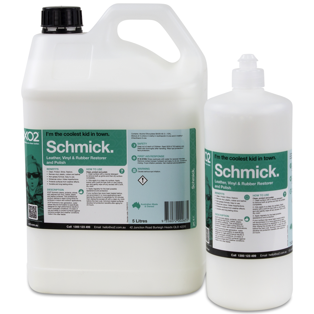 Schmick - Leather, Vinyl, Duco & Rubber Cleaner, Restorer and Protector
