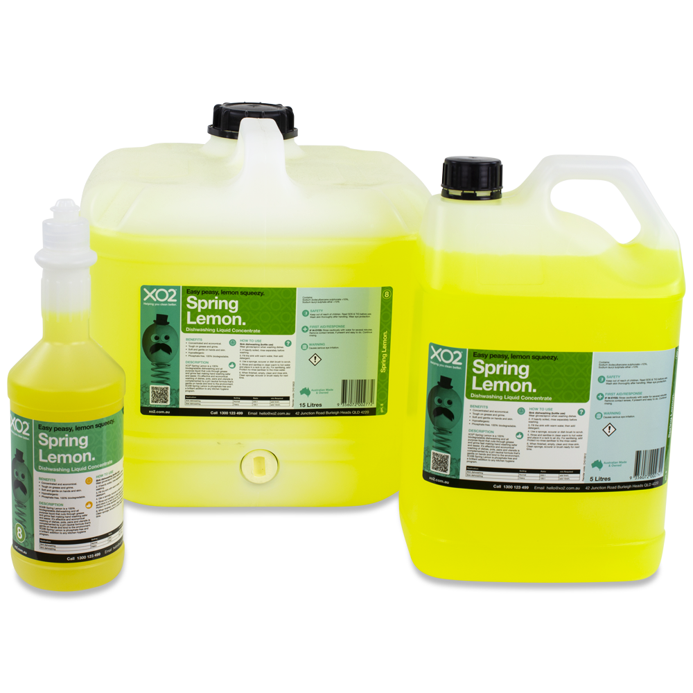 Spring Lemon - Manual Dishwashing Liquid Concentrate with Lemon Fragrance